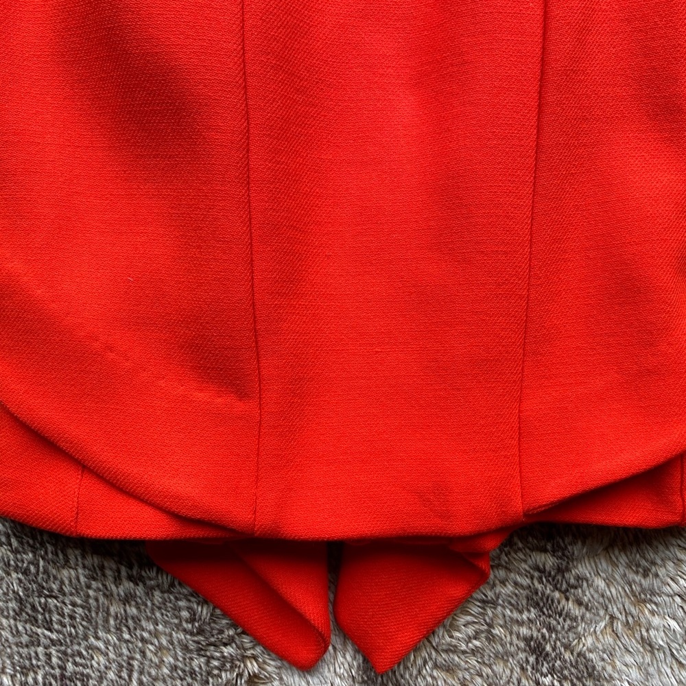 MILLY Ruffled Wool Blend Cape - Picture 7 of 10
